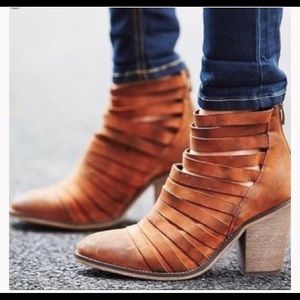 FREE PEOPLE hybrid heel booties size 38